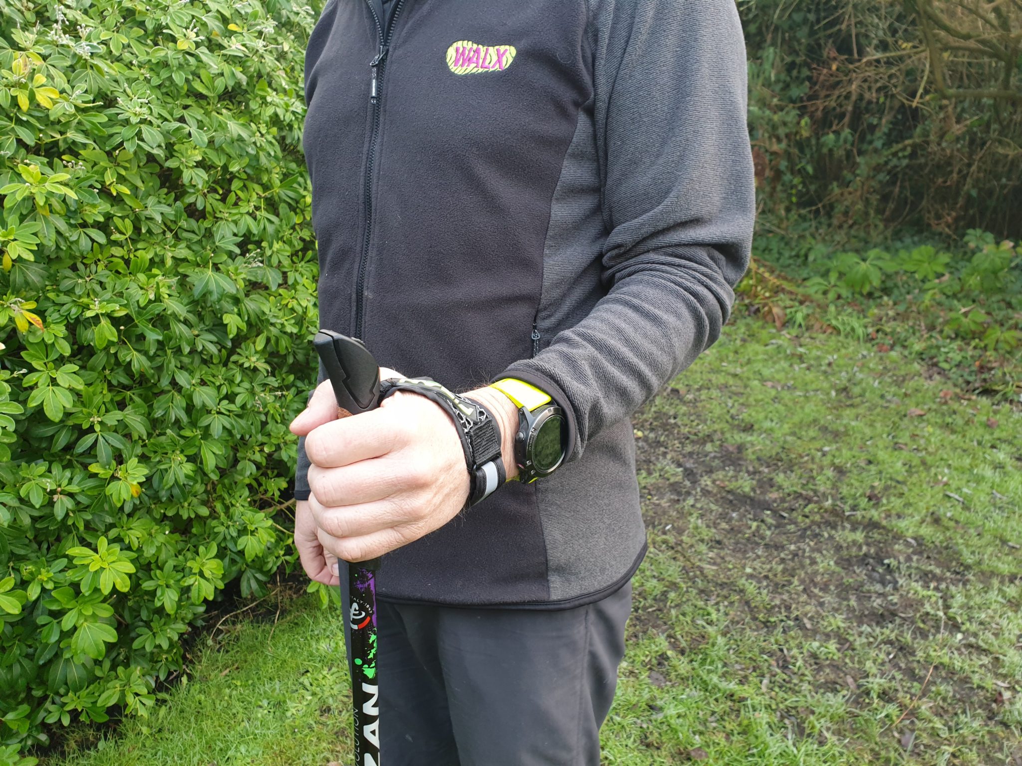 Nordic walking poles Getting the right height.