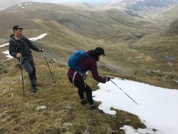 WALX-HelvellynUllswater still finding snow in May