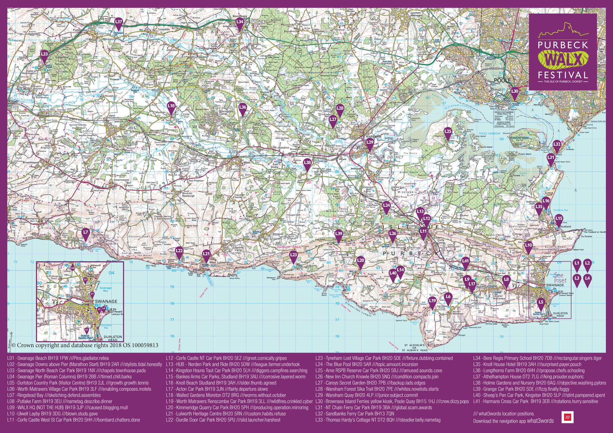 WALX Dorset Festival Schedule 2024