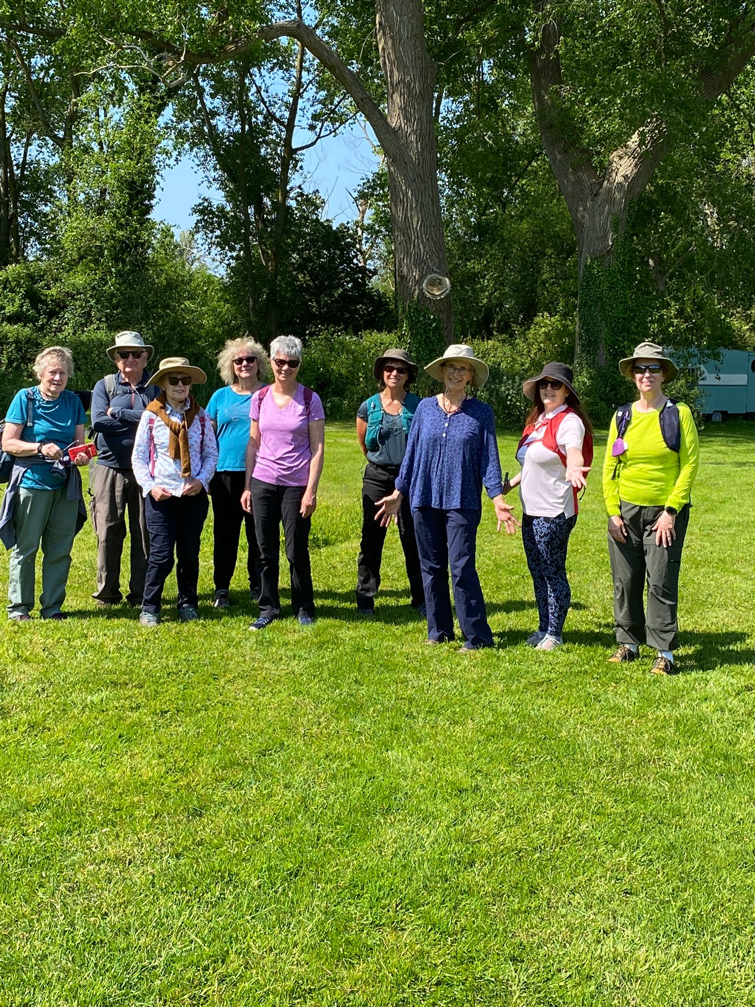 Walking in hot weather